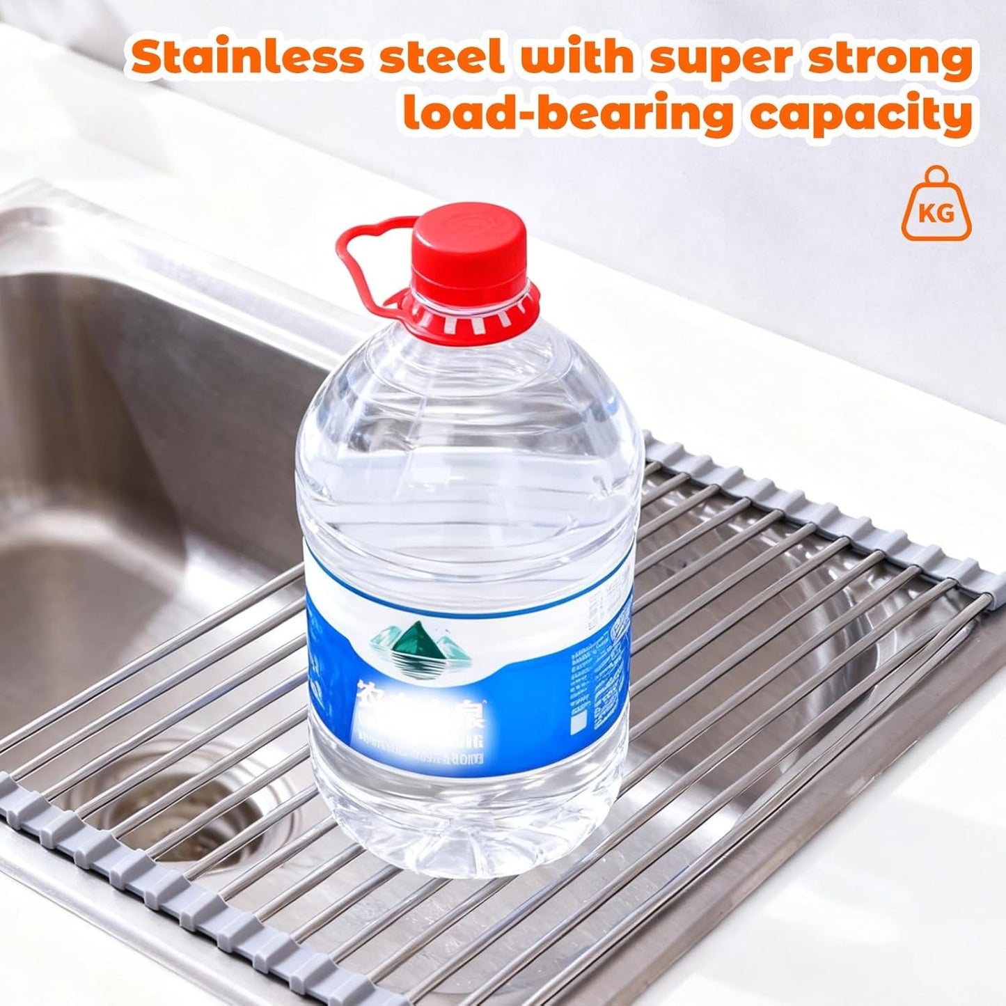 Esila Scolapiatti da Appoggio in Acciaio Inossidabile